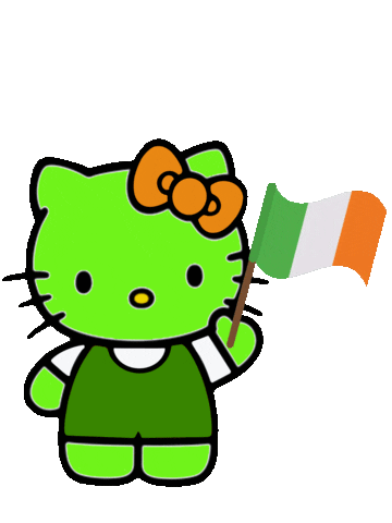Hello Kitty Irish Sticker By Mother Pop For Ios Android Giphy