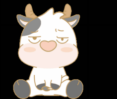 Cow Bull GIF by ATTITUDETO艾特兔
