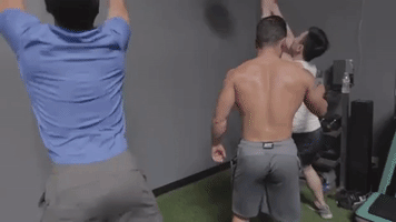 Working Out Personal Trainer GIF by Pretty Dudes