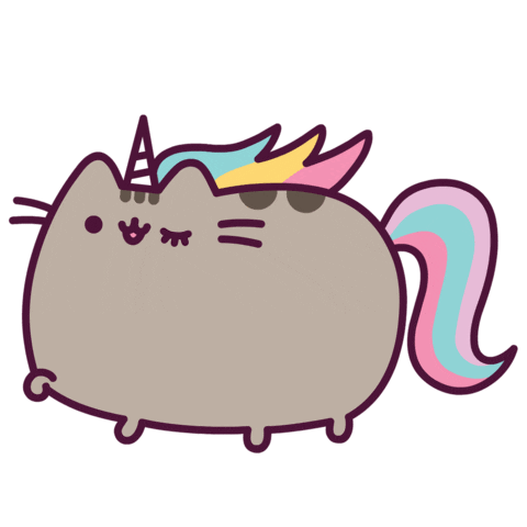 Wink Unicorn Sticker by Pusheen for iOS & Android | GIPHY