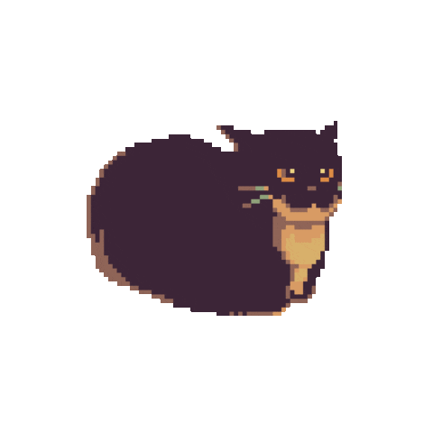 Cat Sticker by pixel jeff