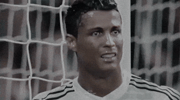 Sad Cristiano Ronaldo GIF