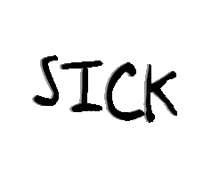 Sick Words Sticker