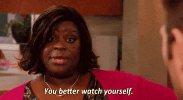warning parks and recreation GIF