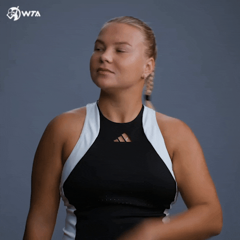 Tennis Brush Shoulder GIF by WTA