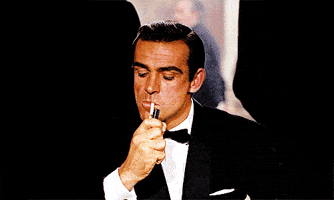 James Bond Cigarette GIF