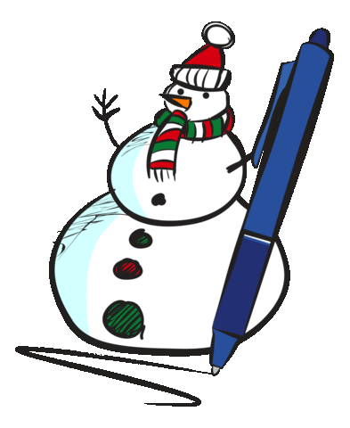 Christmas Snow Sticker by Pilotpensg