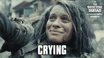 Crying GIF by The Suicide Squad