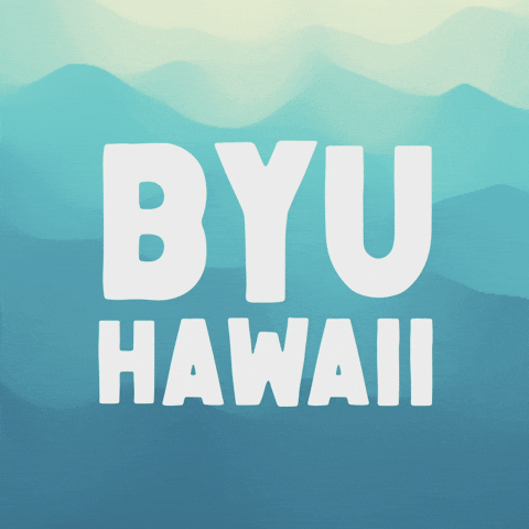 Byuh GIF by byuhawaii