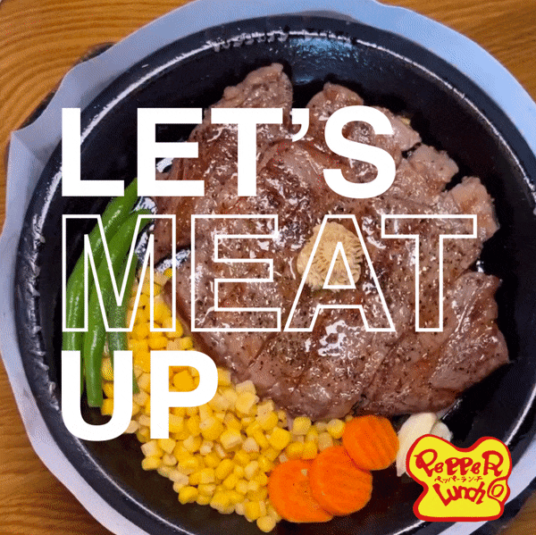 Meat Eater Steak GIF by Pepper Lunch Restaurants