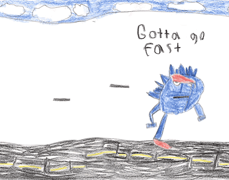 Sonic goes fast