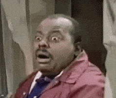 TV gif. Reginald VelJohnson as Carl on Family Matters. He looks stressed out and shook as his jaw hangs open and his eyes move rapidly from side to side, trying to assess the situation.
