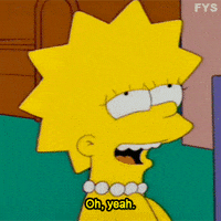 oh yeah simpsons GIF