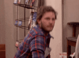 Hang Over Parks And Recreation GIF