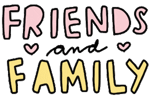 Friends And Family Love Sticker by Juguete Pendiente