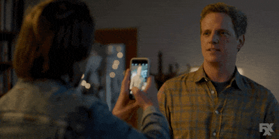 flexing social media GIF by You're The Worst 