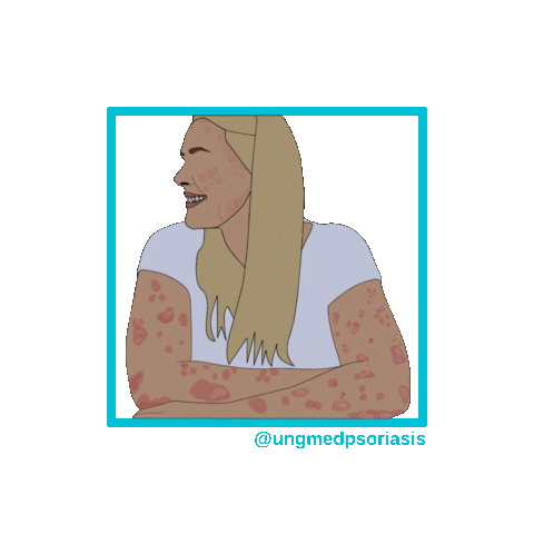 Ung med psoriasis Sticker