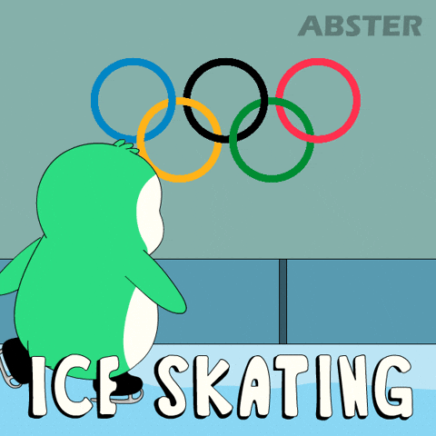Ice Skating Spinning GIF by Abster