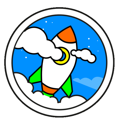 Space Explore Sticker by ORÖ