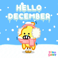 Happy Let It Snow GIF by DINOSALLY Happy Let It Snow GIF by DINOSALLY