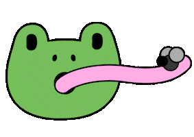 Fly Tongue Sticker by Emily Redfearn