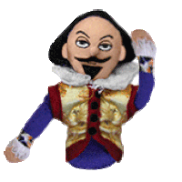 Shakespeare Philosophersguild Sticker by The Unemployed Philosophers Guild