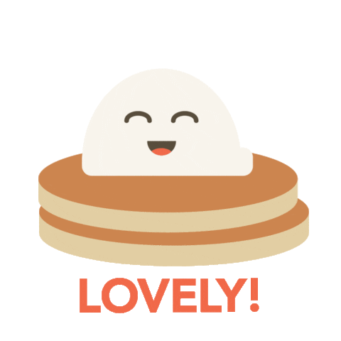Happy Icecream Sticker by The Pancake Parlour