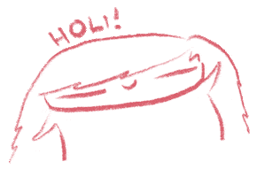 Drawing Saludo Sticker