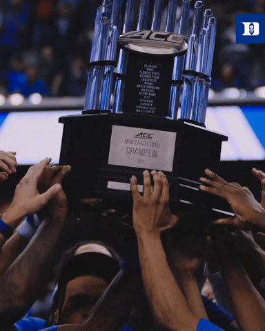 Trophy Acc GIF by Duke Men's Basketball
