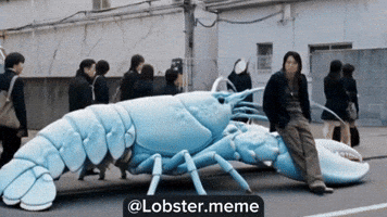 Blue Lobster GIF
