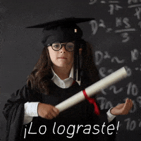 Lo Lograste Spanish GIF by Sealed With A GIF