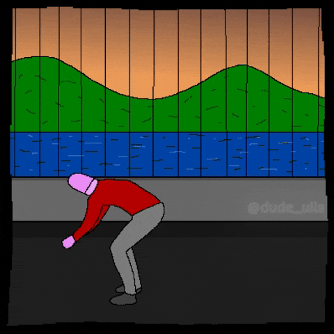 Worm Sunset GIF