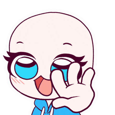 Cat Girl Smile Sticker