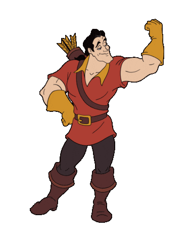 Gaston Sticker by Disney