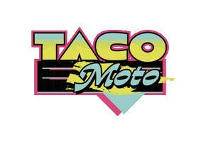 90S Tacos Sticker by Taco Moto