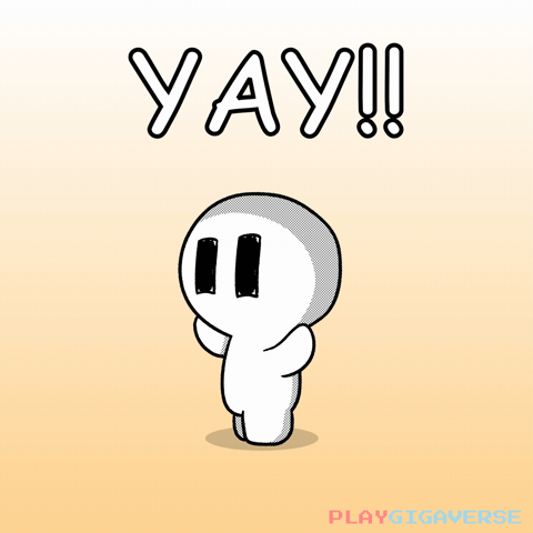 Y A Y Yes GIF by Playgigaverse