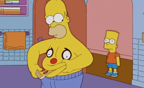 The Simpsons Vintage GIF