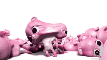 Animation Pink GIF by Luis Uson