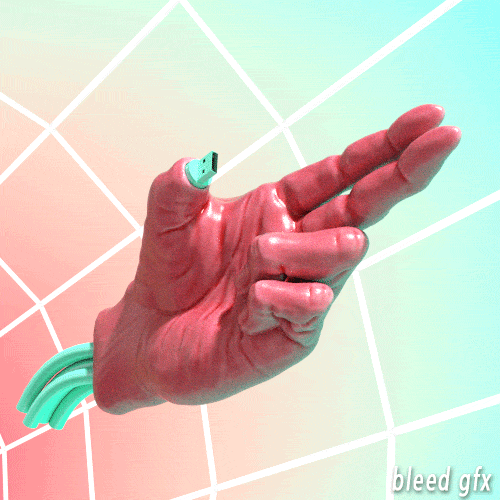 tech floating GIF by Bleed Gfx