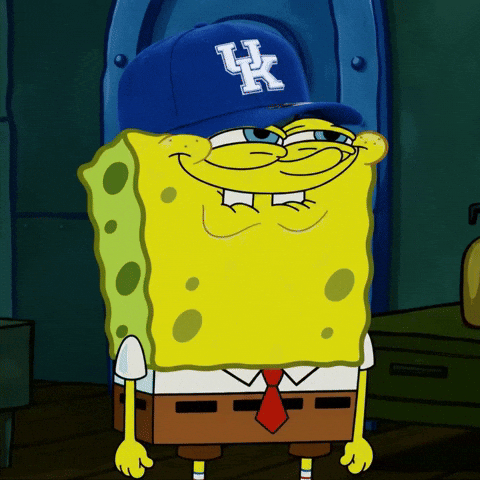 Kentucky Wildcats Spongebob GIF