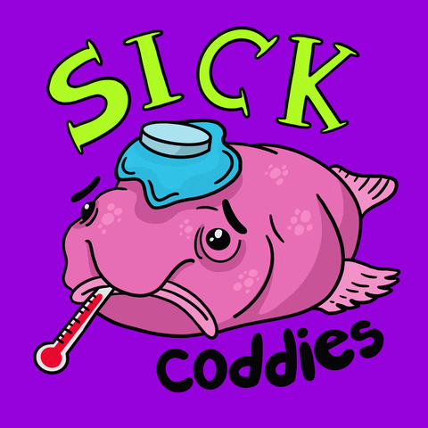 Sad Fish GIF by Coddies