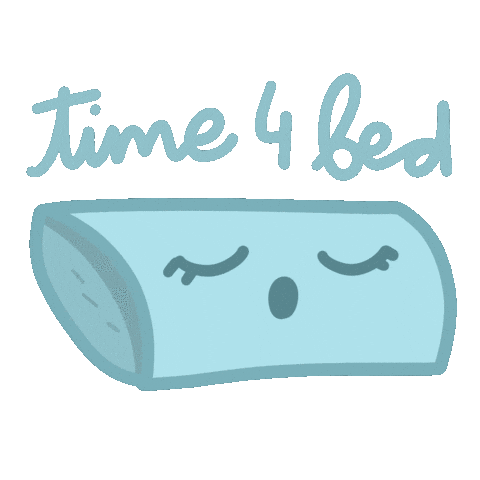 Tired Time For Bed Sticker by Demic