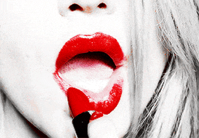 red lips lipstick GIF by Sky Ferreira