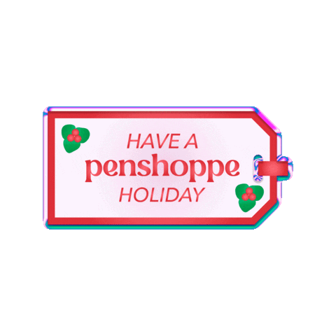 Greeting Christmas Wishes Sticker by Penshoppe