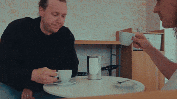 Coffee Sipping GIF by Peach Pit