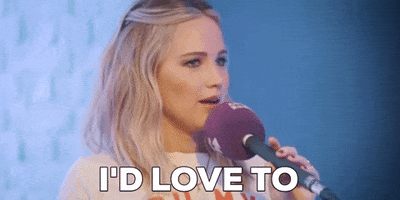Jennifer Lawrence Yes GIF by AbsoluteRadio