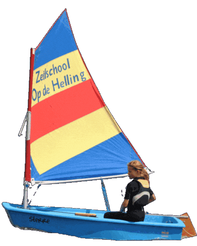 Watersport Zeilen Sticker by Zeilschool Op de Helling