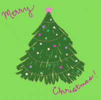 Merry Christmas Glitter GIF by Daisy Lemon