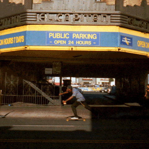 3d city san francisco street photography wigglegram nimslo 35mm film skater GIF by Doctor Popular