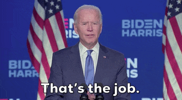 Joe Biden Thats The Job GIF by Election 2020
